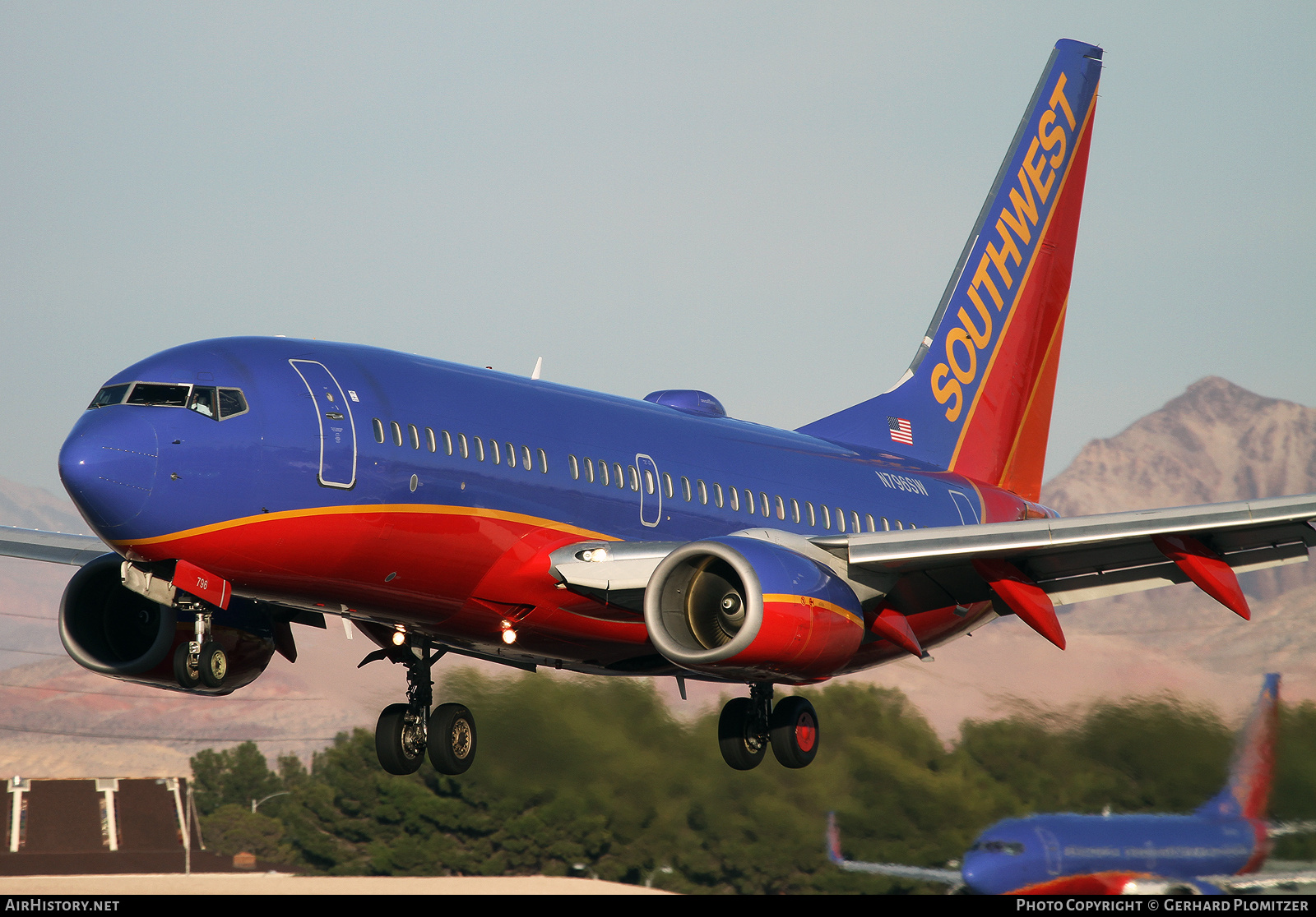 Aircraft Photo of N796SW | Boeing 737-7H4 | Southwest Airlines | AirHistory.net #749394