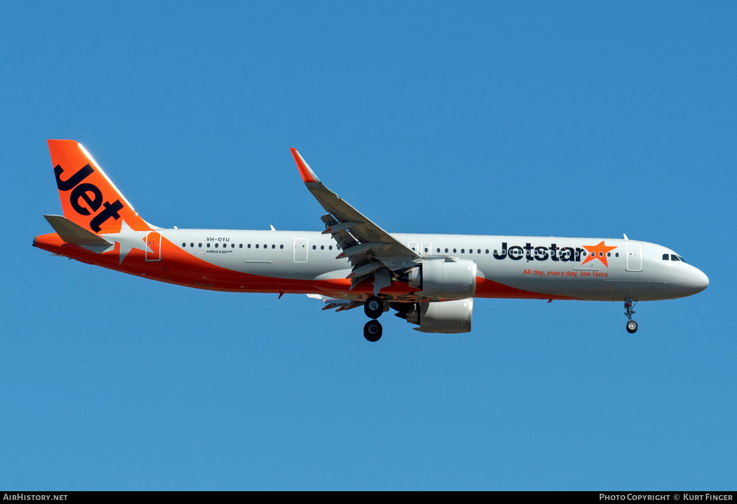Aircraft Photo of VH-OYU | Airbus A321-251NX | Jetstar Airways | AirHistory.net #749405