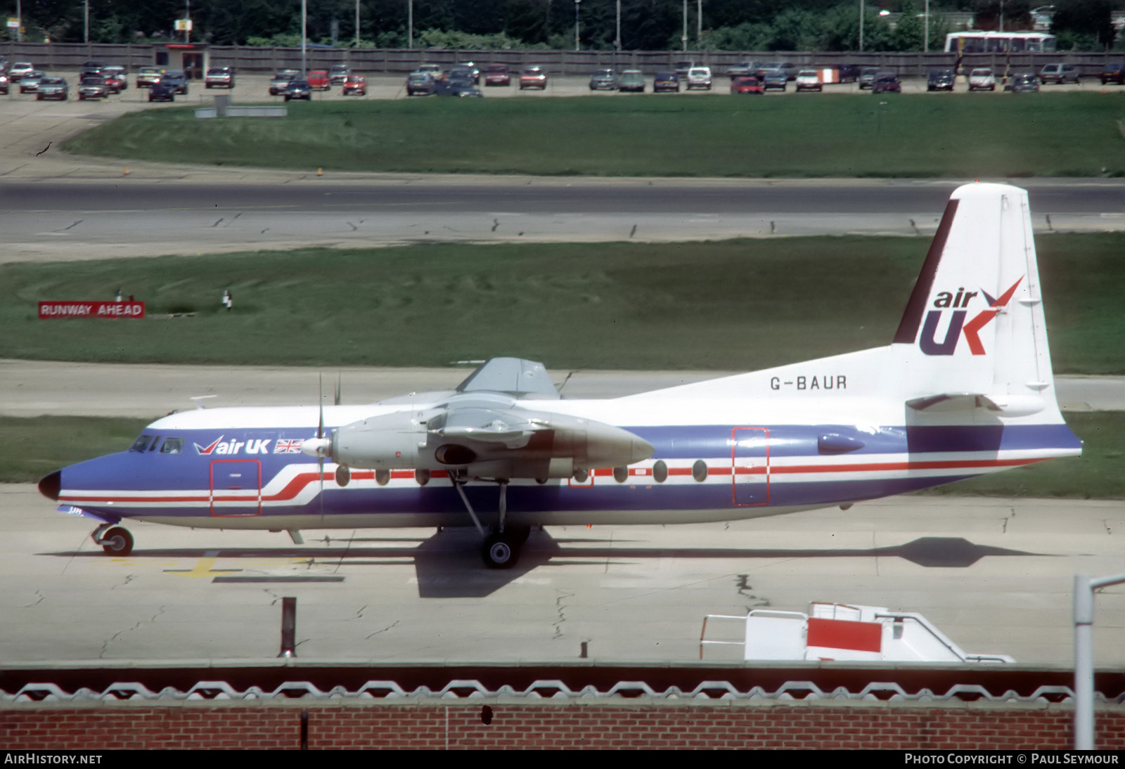 Aircraft Photo of G-BAUR | Fokker F27-200 Friendship | Air UK | AirHistory.net #749417