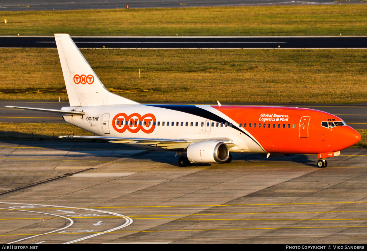 Aircraft Photo of OO-TNF | Boeing 737-3Q8 | TNT Airways | AirHistory.net #749424