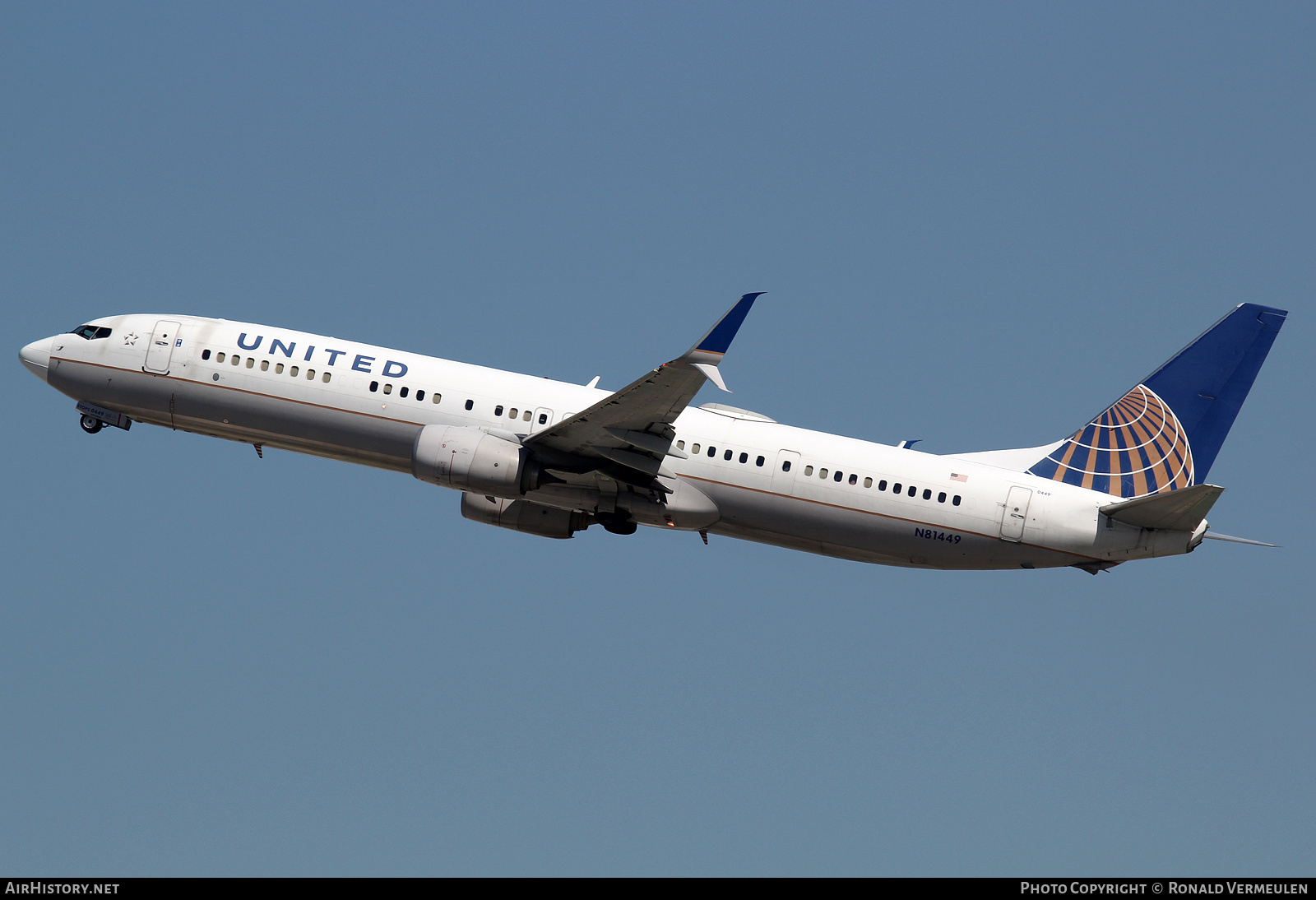 Aircraft Photo of N81449 | Boeing 737-924/ER | United Airlines | AirHistory.net #749425