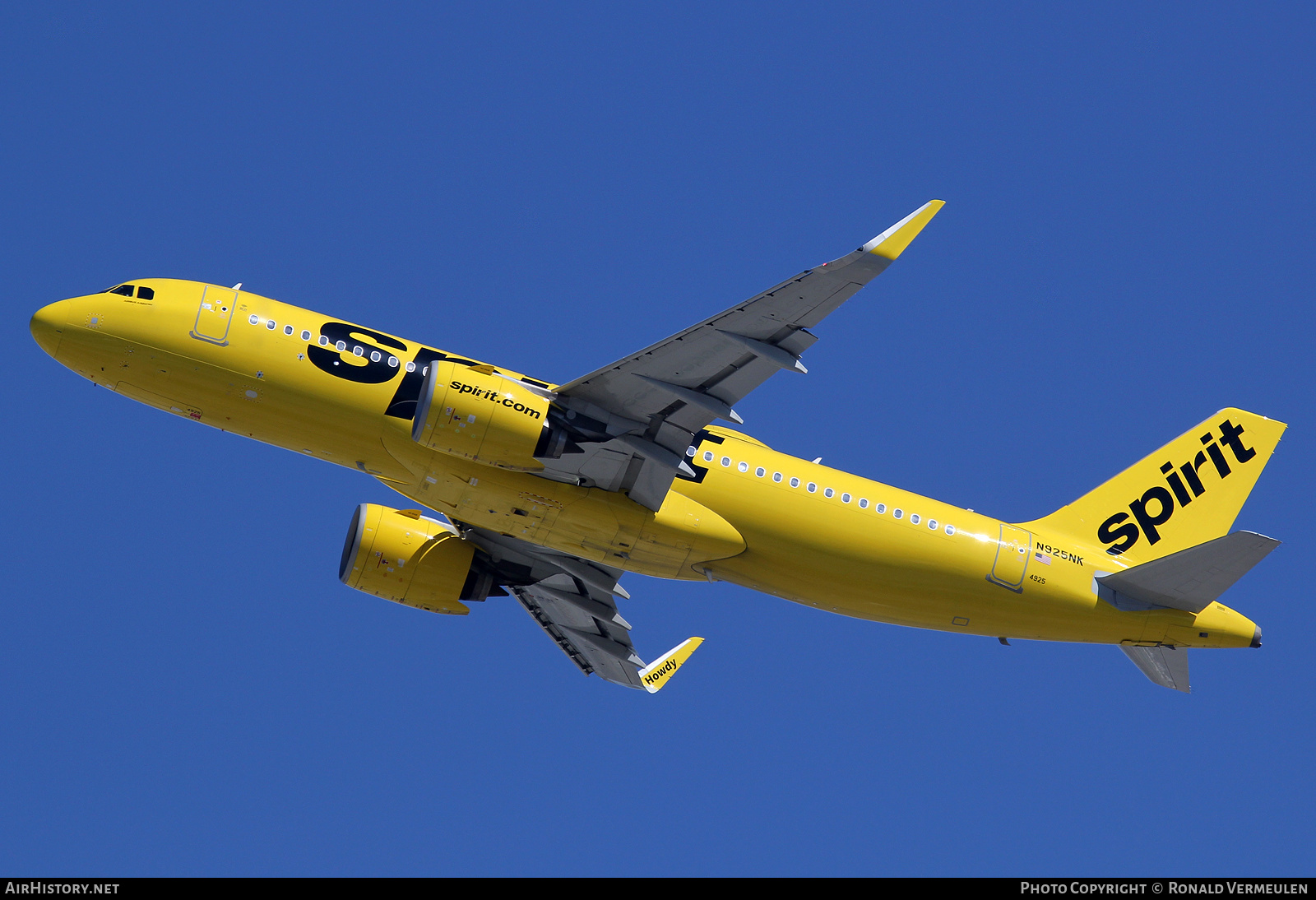 Aircraft Photo of N925NK | Airbus A320-271N | Spirit Airlines | AirHistory.net #749442