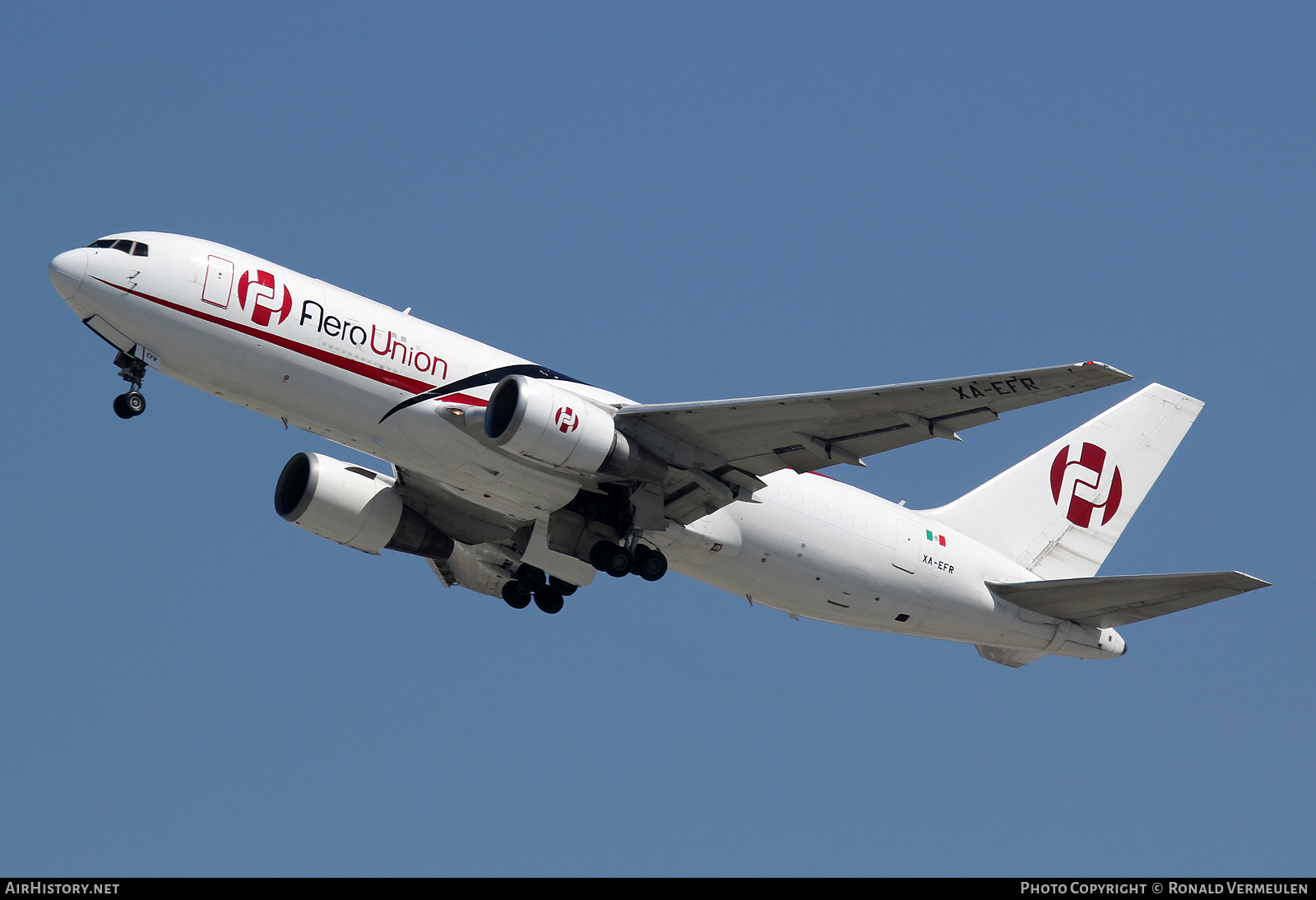Aircraft Photo of XA-EFR | Boeing 767-241/ER(BDSF) | AeroUnion | AirHistory.net #749446