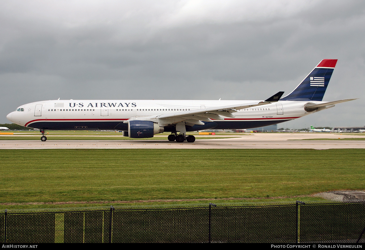 Aircraft Photo of N270AY | Airbus A330-323 | US Airways | AirHistory.net #749458