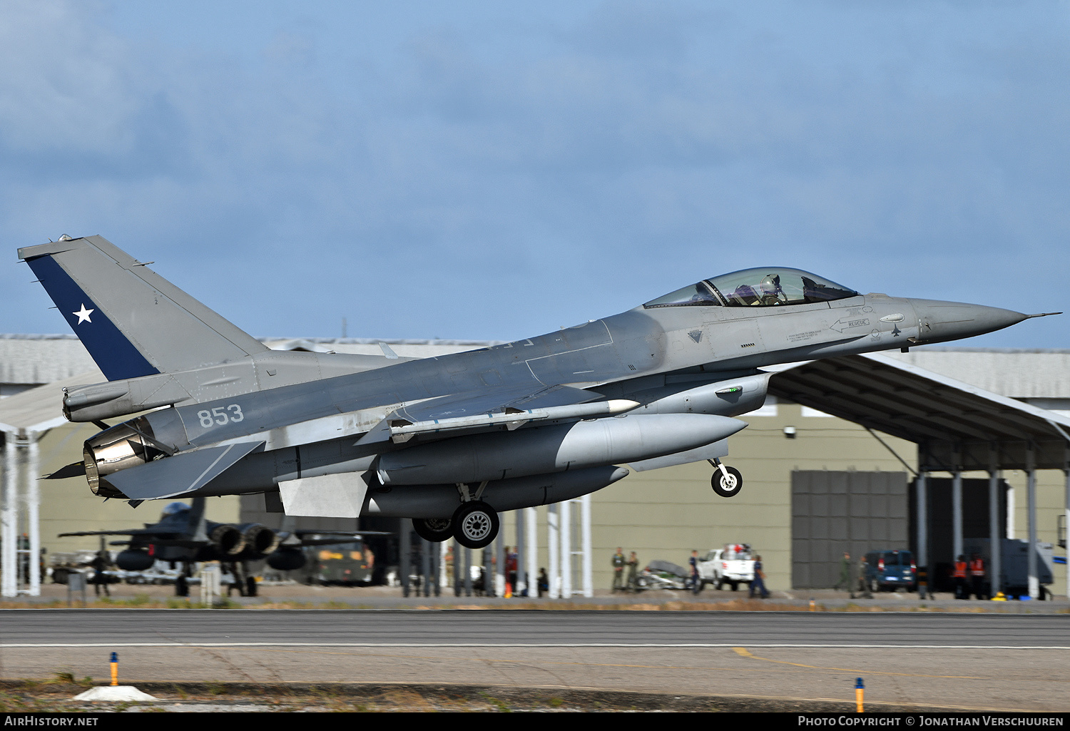 Aircraft Photo of 853 | Lockheed Martin F-16C Fighting Falcon | Chile - Air Force | AirHistory.net #749464
