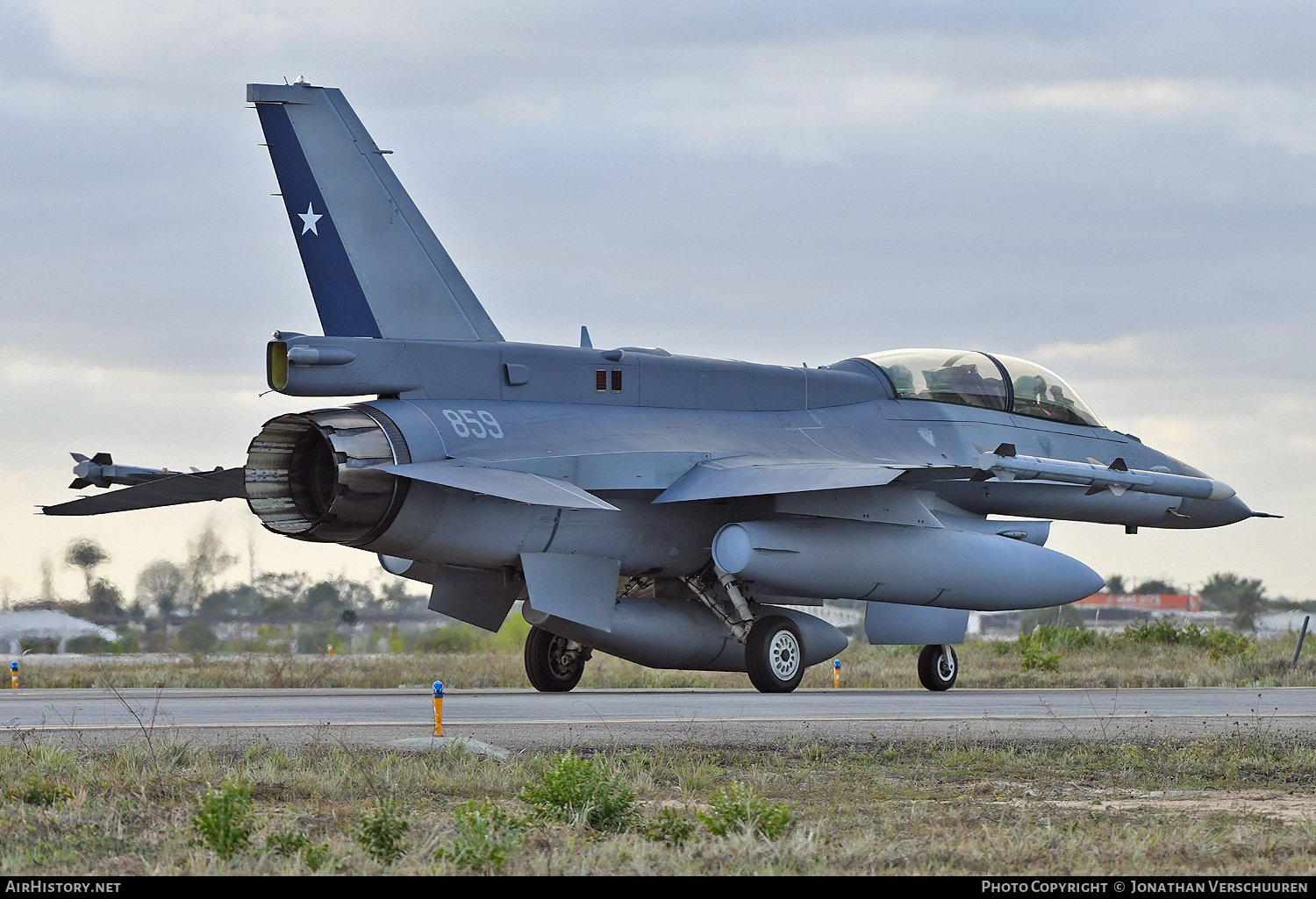 Aircraft Photo of 859 | Lockheed Martin F-16D Fighting Falcon | Chile - Air Force | AirHistory.net #749473
