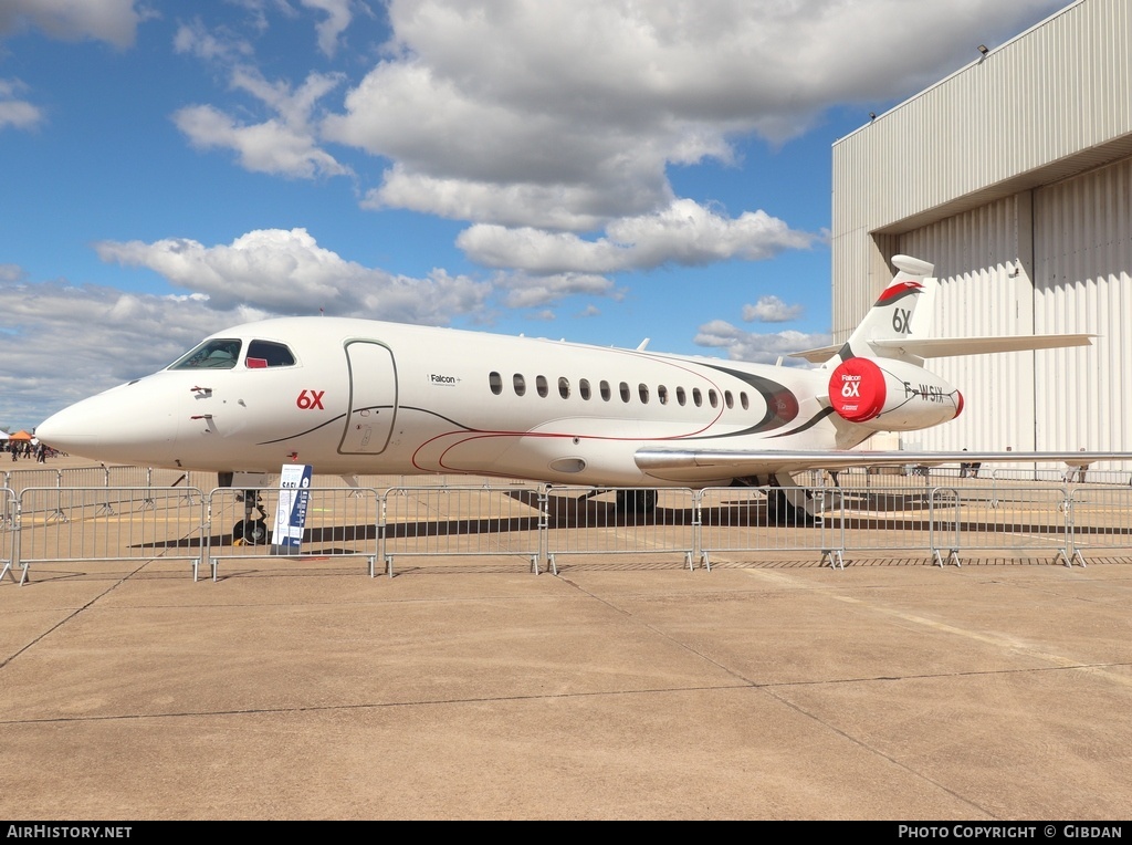 Aircraft Photo of F-WSIX | Dassault Falcon 6X | Dassault Aviation | AirHistory.net #749478