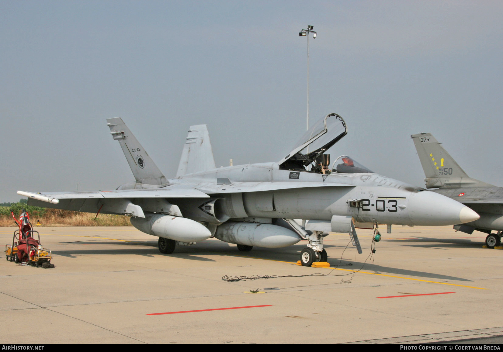 Aircraft Photo of C.15-45 | McDonnell Douglas EF-18M Hornet | Spain - Air Force | AirHistory.net #749496