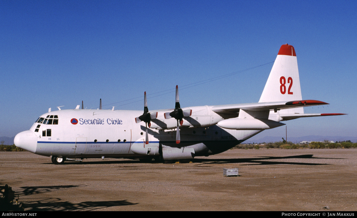 Aircraft Photo of N116TG | Lockheed C-130A Hercules (L-182) | Sécurité Civile | AirHistory.net #749518