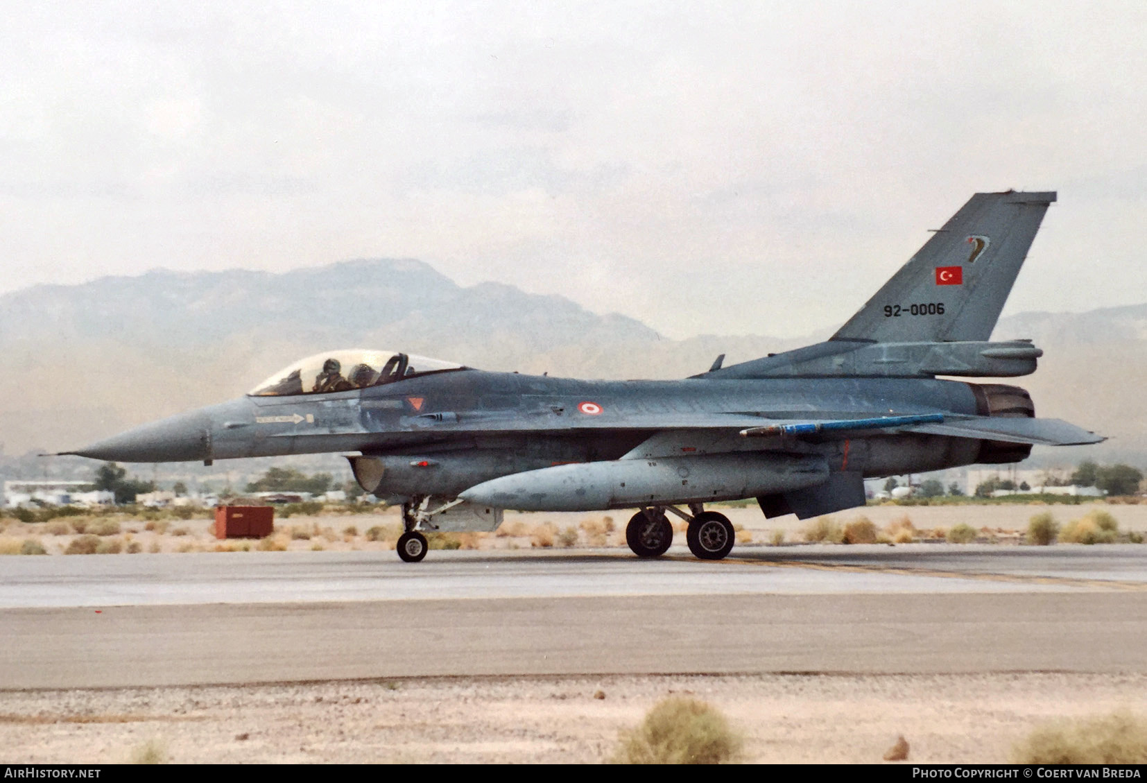 Aircraft Photo of 92-0006 | Lockheed F-16CG Fighting Falcon | Turkey - Air Force | AirHistory.net #749520