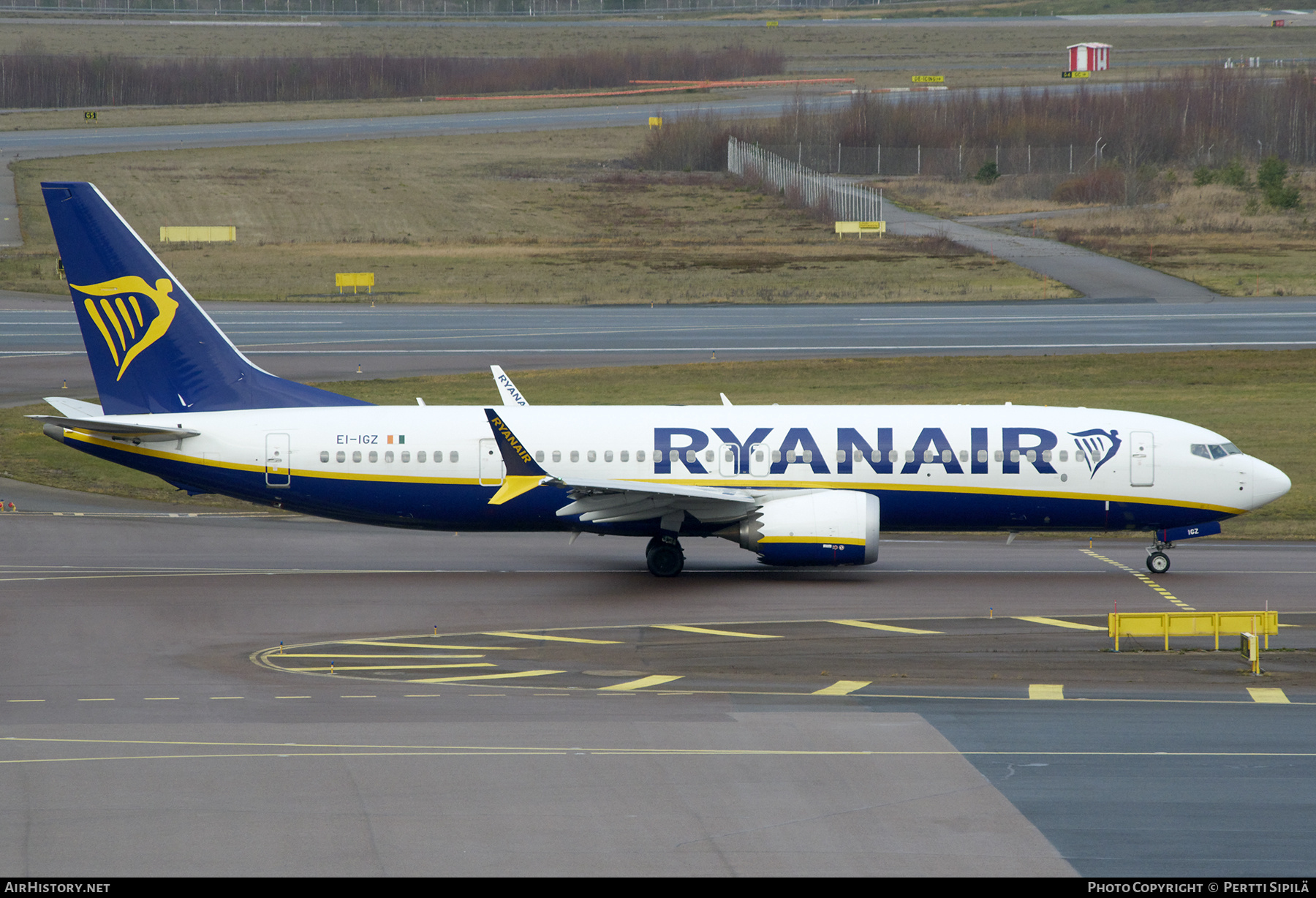 Aircraft Photo of EI-IGZ | Boeing 737-8200 Max 200 | Ryanair | AirHistory.net #749523