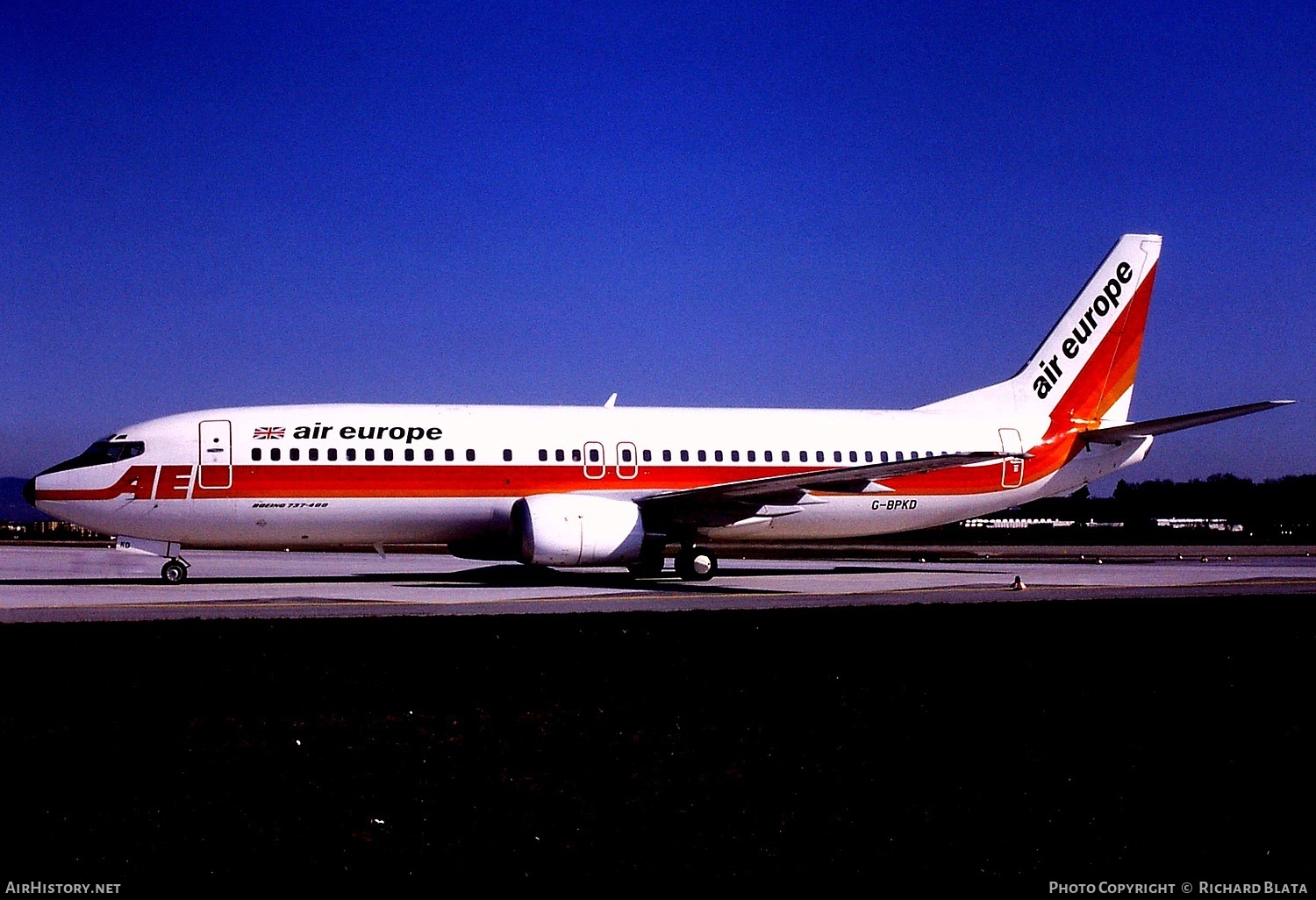 Aircraft Photo of G-BPKD | Boeing 737-4S3 | Air Europe | AirHistory.net #749529