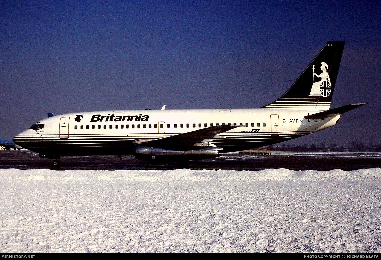 Aircraft Photo of G-AVRN | Boeing 737-204 | Britannia Airways | AirHistory.net #749531