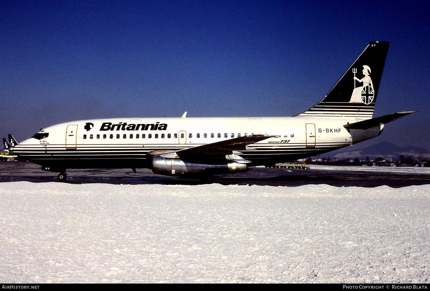 Aircraft Photo of G-BKHF | Boeing 737-204/Adv | Britannia Airways | AirHistory.net #749532