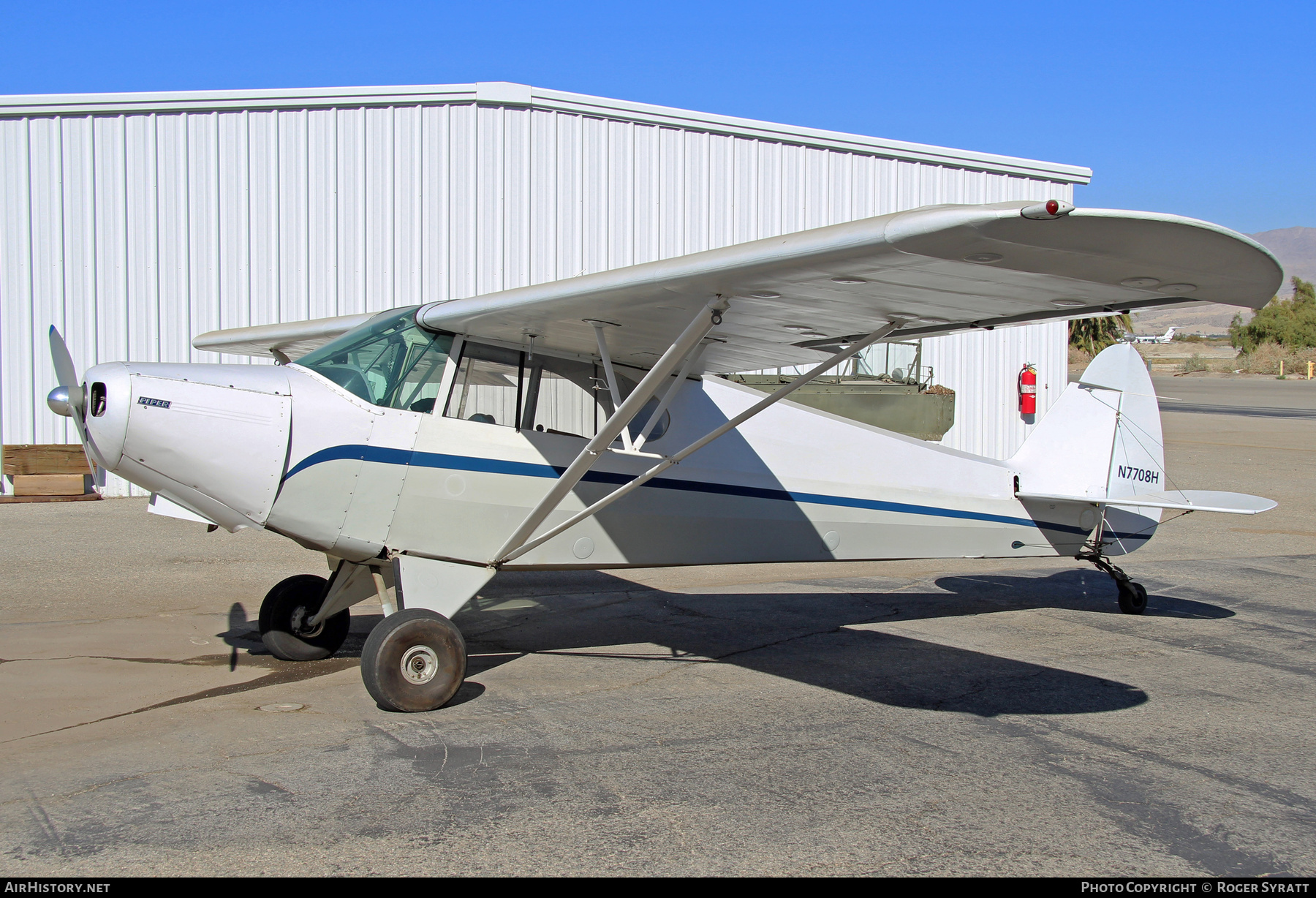 Aircraft Photo of N7708H | Piper PA-12 Super Cruiser | AirHistory.net #749554