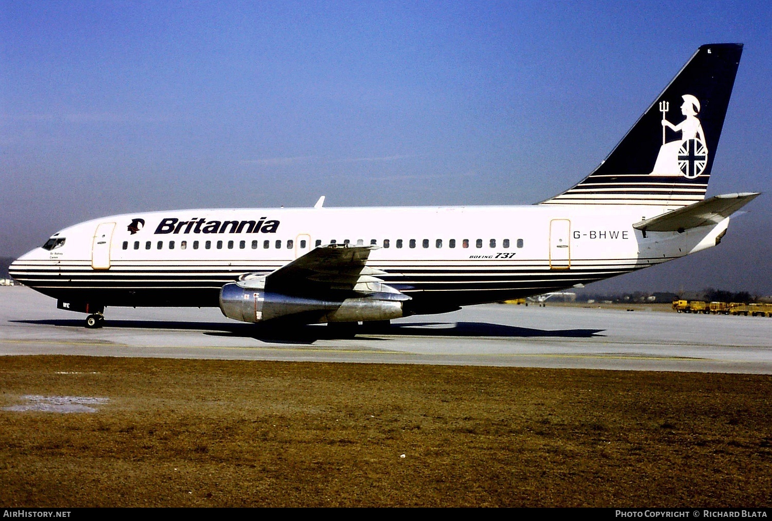 Aircraft Photo of G-BHWE | Boeing 737-204/Adv | Britannia Airways | AirHistory.net #749562