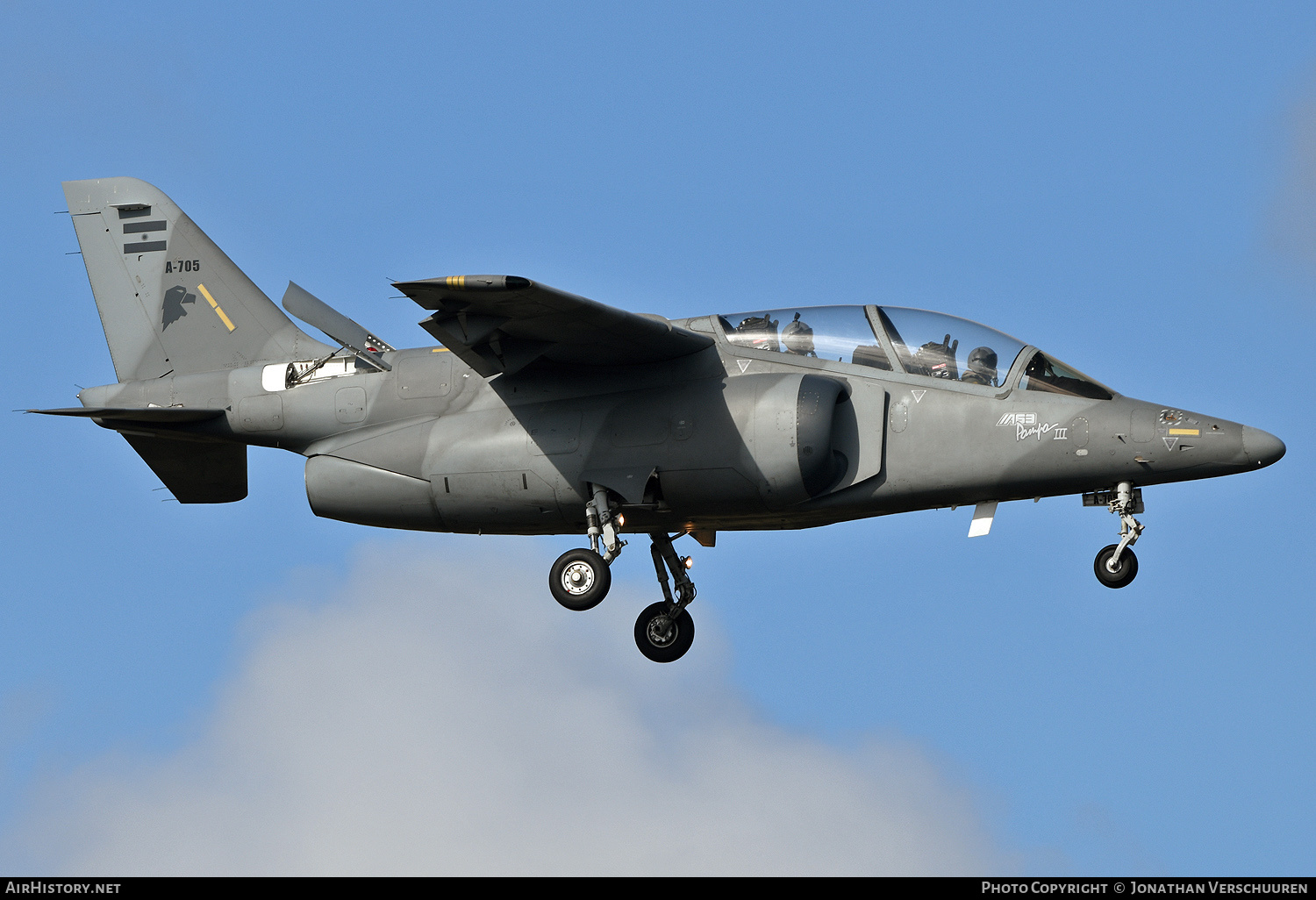 Aircraft Photo of A-705 | FAdeA IA-63 Pampa III | Argentina - Air Force | AirHistory.net #749641