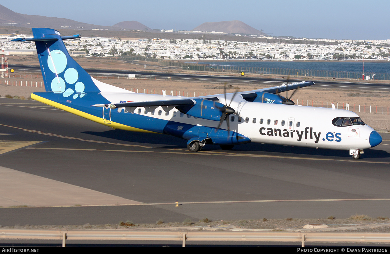 Aircraft Photo of EC-LAD | ATR ATR-72-500 (ATR-72-212A) | Canaryfly | AirHistory.net #749689