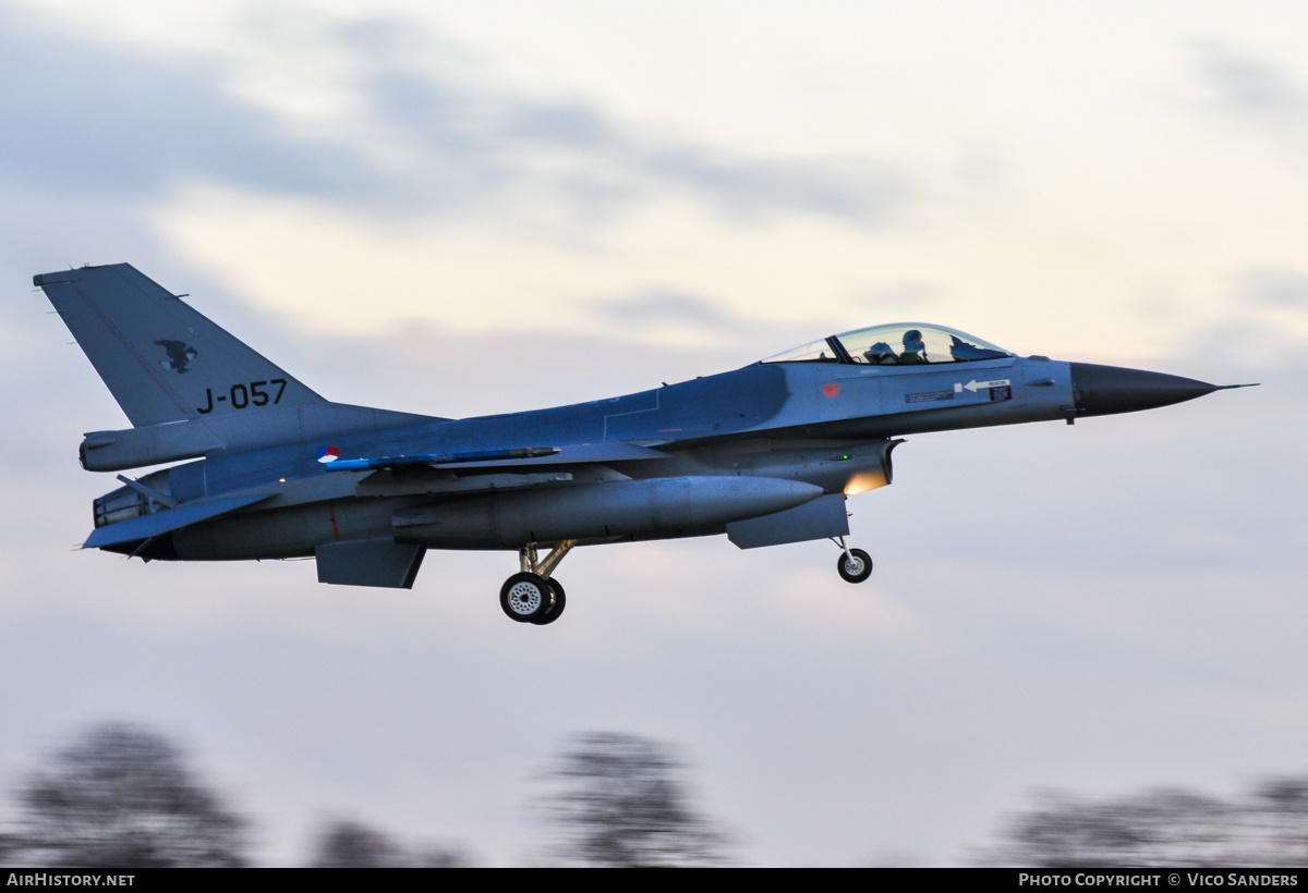 Aircraft Photo of J-057 | General Dynamics F-16AM Fighting Falcon | Netherlands - Air Force | AirHistory.net #749715