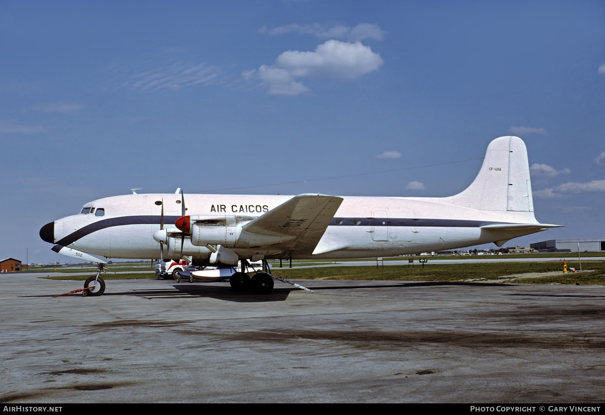 Aircraft Photo of CF-UXA | Canadair C-54GM North Star Mk1 (CL-2) | Air Caicos | AirHistory.net #749721