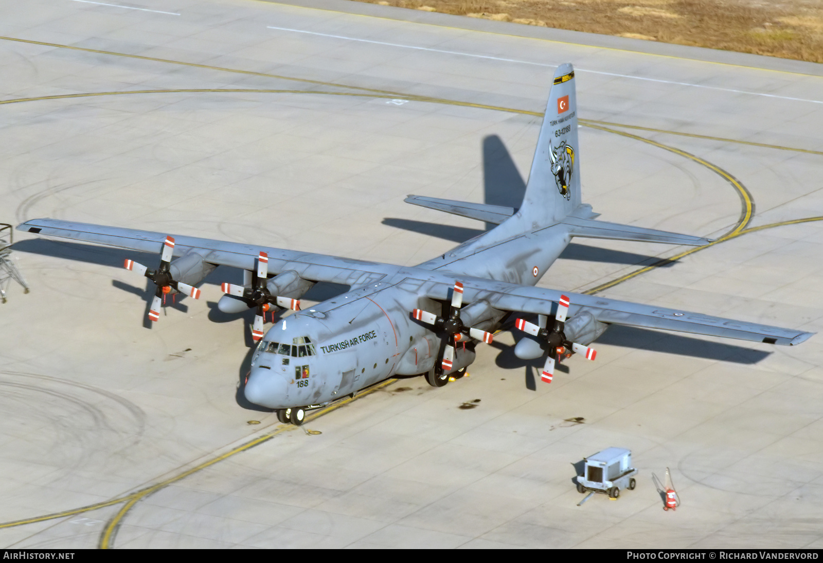 Aircraft Photo of 63-13188 | Lockheed C-130E Hercules (L-382) | Turkey - Air Force | AirHistory.net #749731
