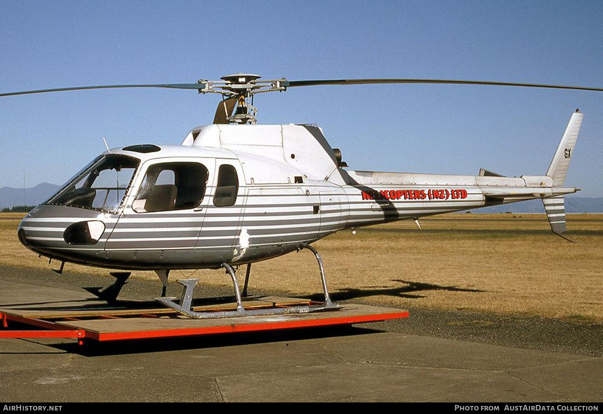 Aircraft Photo of ZK-HGX / GX | Aerospatiale AS-350D AStar Mk3 | Helicopters NZ | AirHistory.net #749742