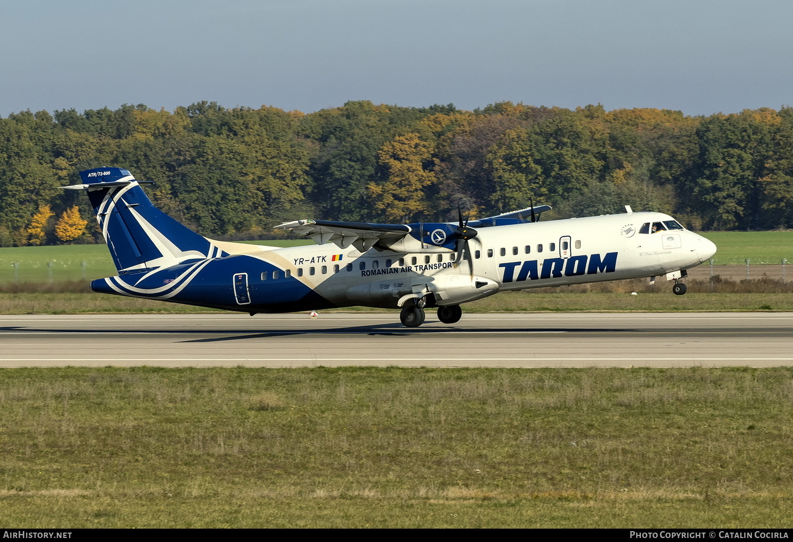 Aircraft Photo of YR-ATK | ATR ATR-72-600 (ATR-72-212A) | TAROM - Transporturile Aeriene Române | AirHistory.net #749748
