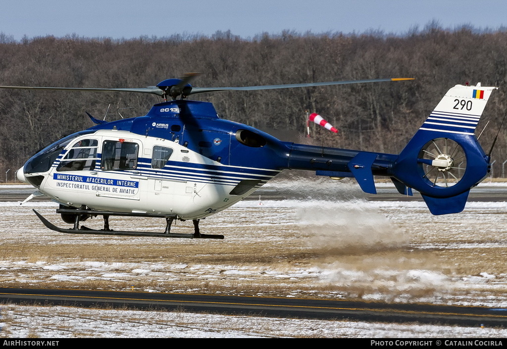 Aircraft Photo of 290 | Eurocopter TH-135 (EC-135P-2+) | Romania - IGAv | AirHistory.net #749813