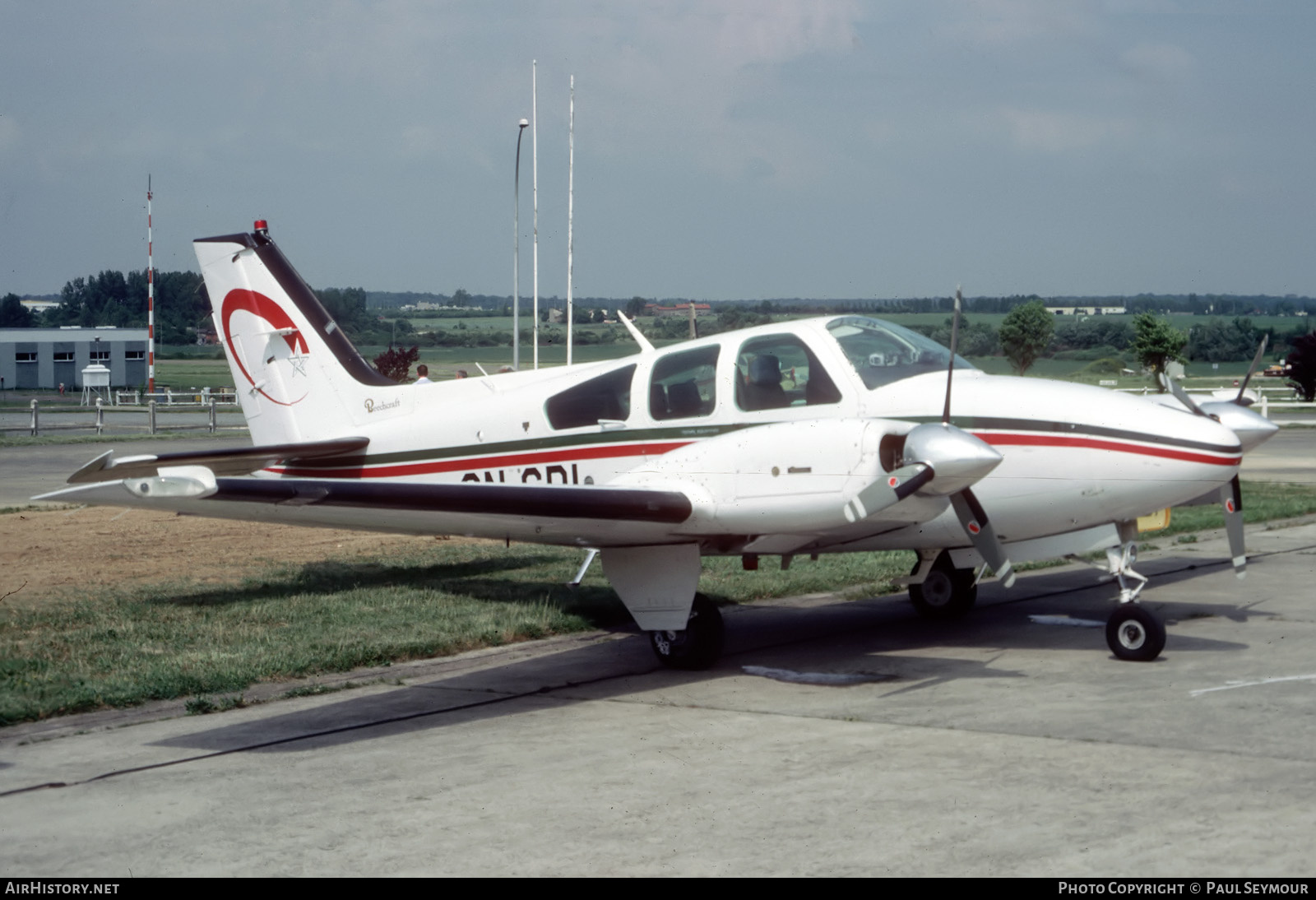 Aircraft Photo of CN-CDI | Beech B55 Baron (95-B55) | Royal Air Maroc - RAM | AirHistory.net #749872