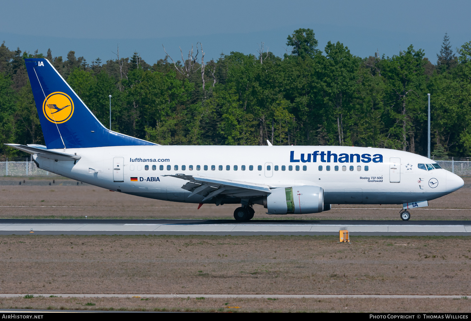 Aircraft Photo of D-ABIA | Boeing 737-530 | Lufthansa | AirHistory.net #749881