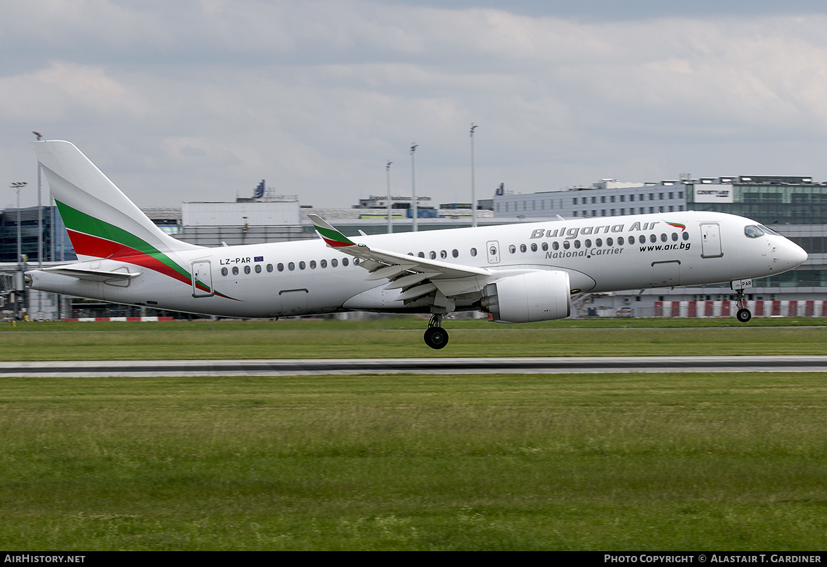 Aircraft Photo of LZ-PAR | Airbus A220-371 (BD-500-1A11) | Bulgaria Air | AirHistory.net #749897