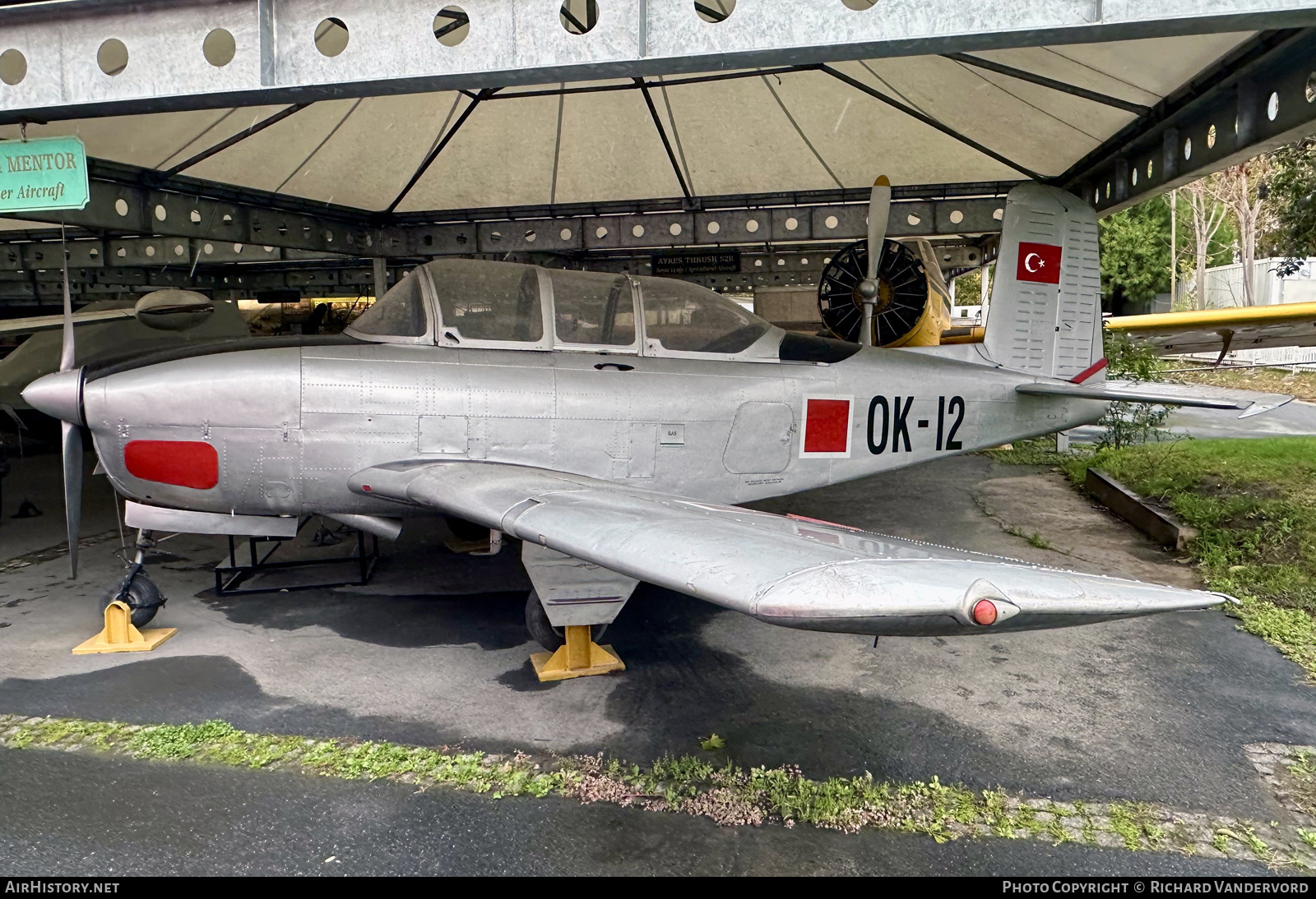 Aircraft Photo of OK-12 | Beech T-34A Mentor | Turkey - Air Force | AirHistory.net #749919