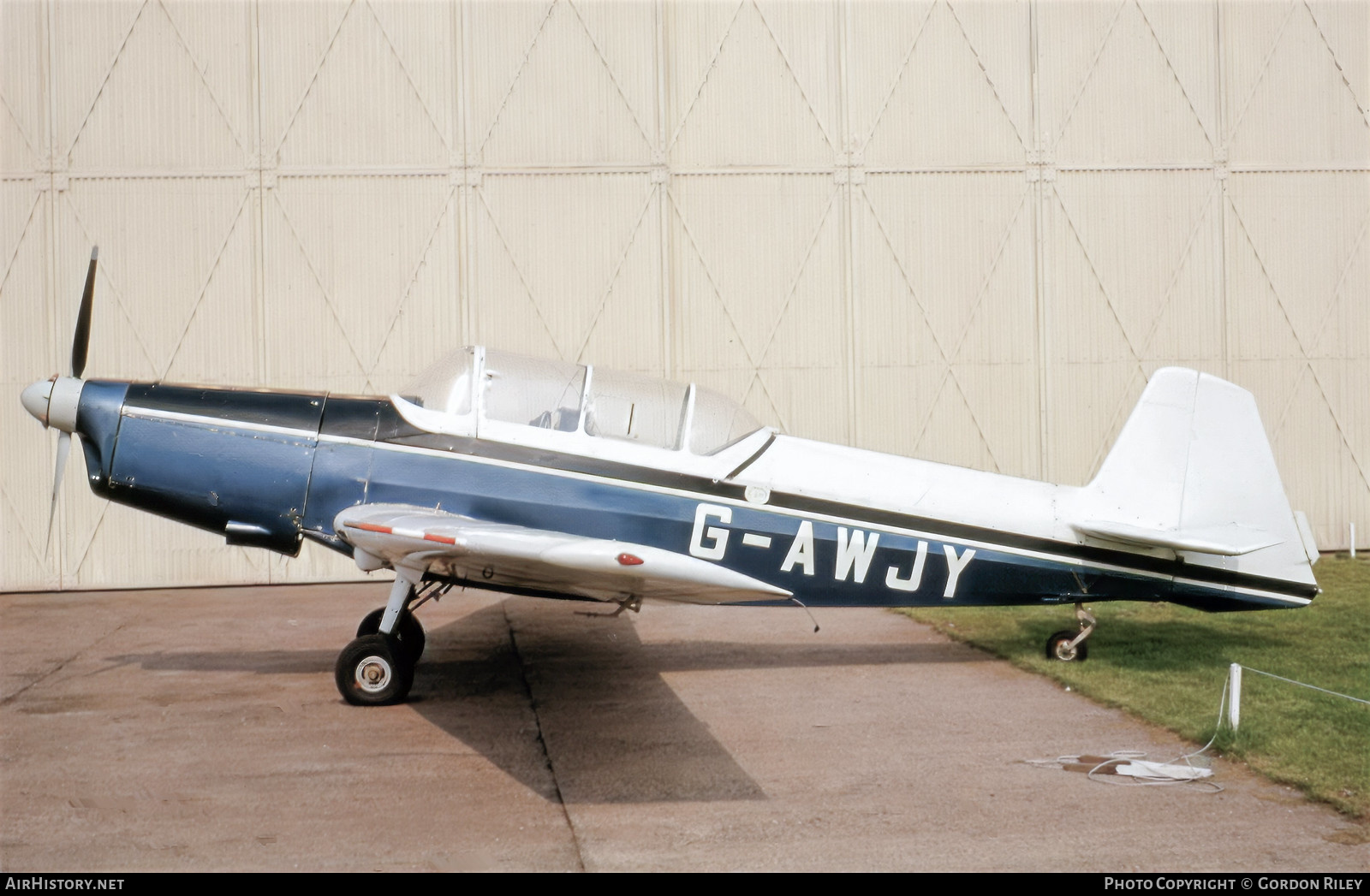 Aircraft Photo of G-AWJY | Zlin Z-526 Trener Master | AirHistory.net #749932
