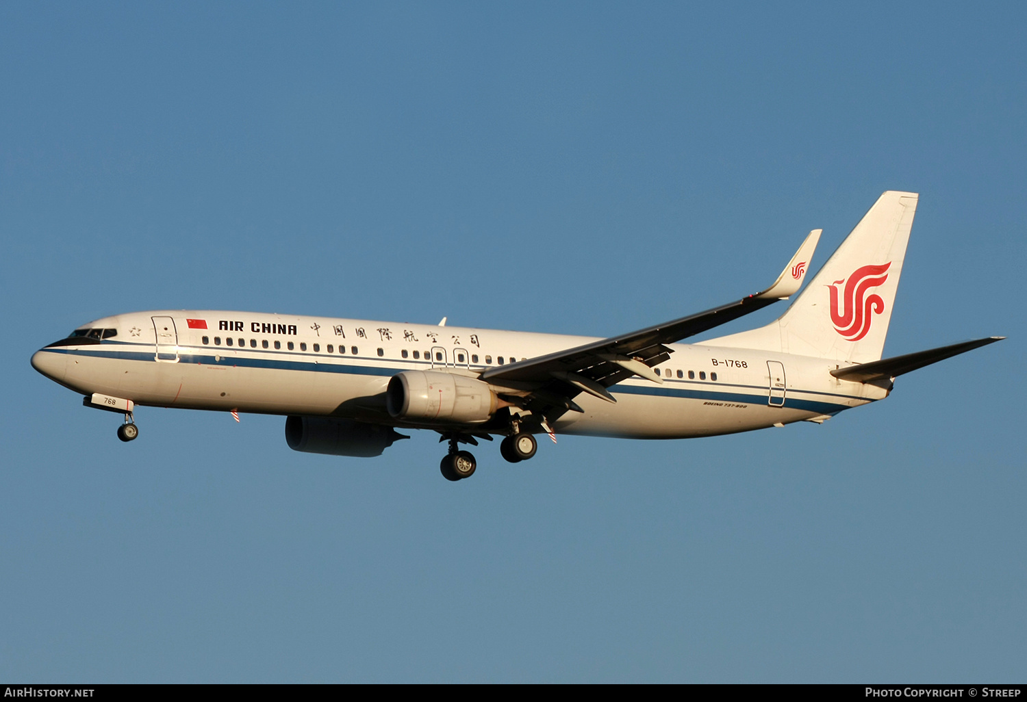 Aircraft Photo of B-1768 | Boeing 737-89L | Air China | AirHistory.net #749944