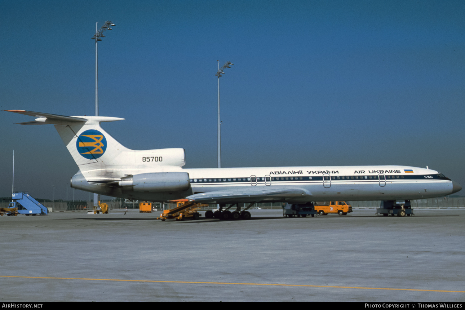 Aircraft Photo of 85700 | Tupolev Tu-154M | Air Ukraine | AirHistory.net #749973