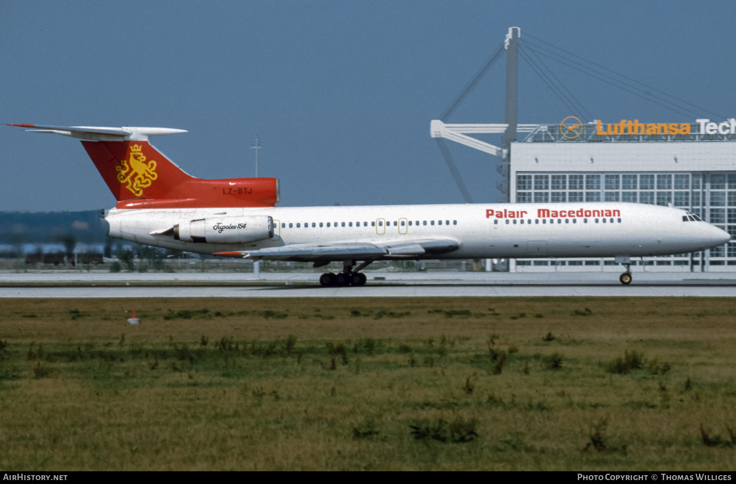 Aircraft Photo of LZ-BTJ | Tupolev Tu-154B-1 | Palair Macedonian Airlines | AirHistory.net #749974