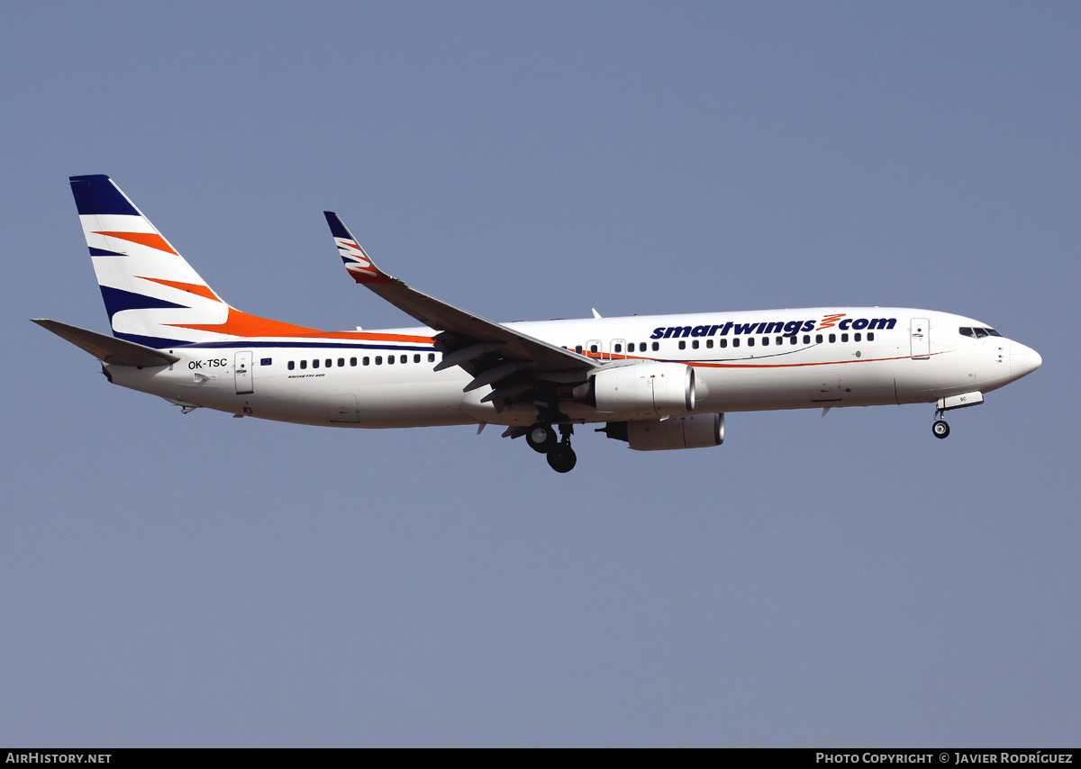 Aircraft Photo of OK-TSC | Boeing 737-8FH | Smartwings | AirHistory.net #750004