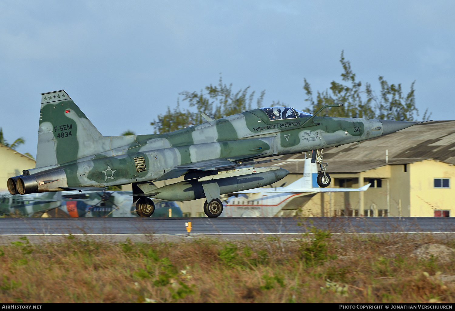 Aircraft Photo of 4834 | Northrop F-5EM Tiger II | Brazil - Air Force | AirHistory.net #750012