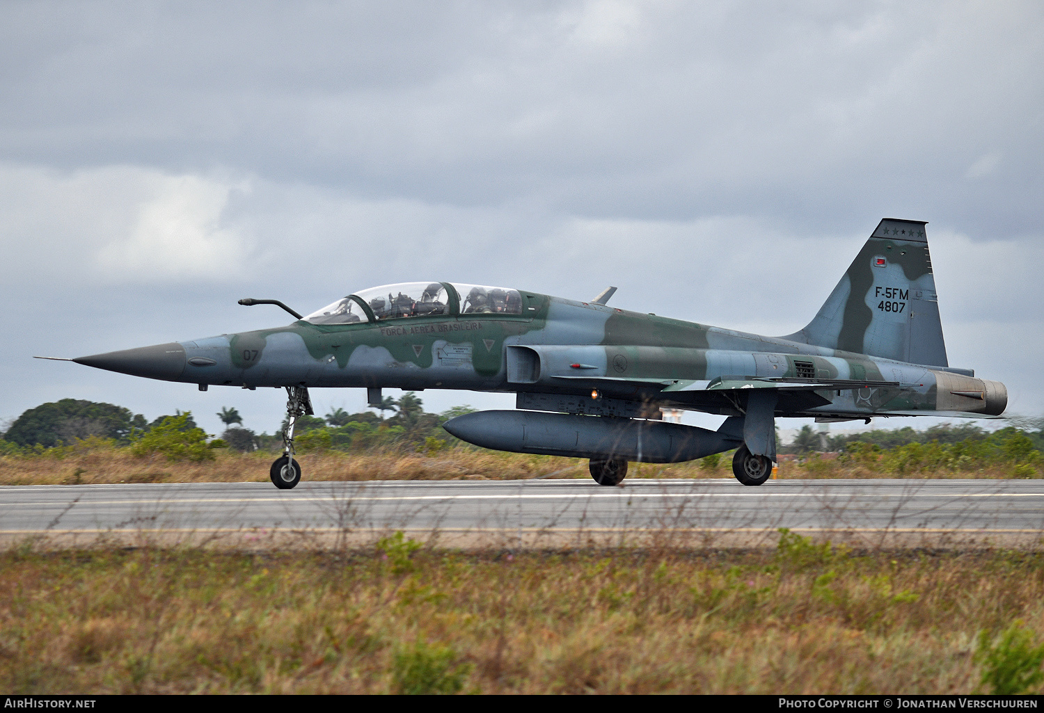 Aircraft Photo of 4807 | Northrop F-5FM Tiger II | Brazil - Air Force | AirHistory.net #750020