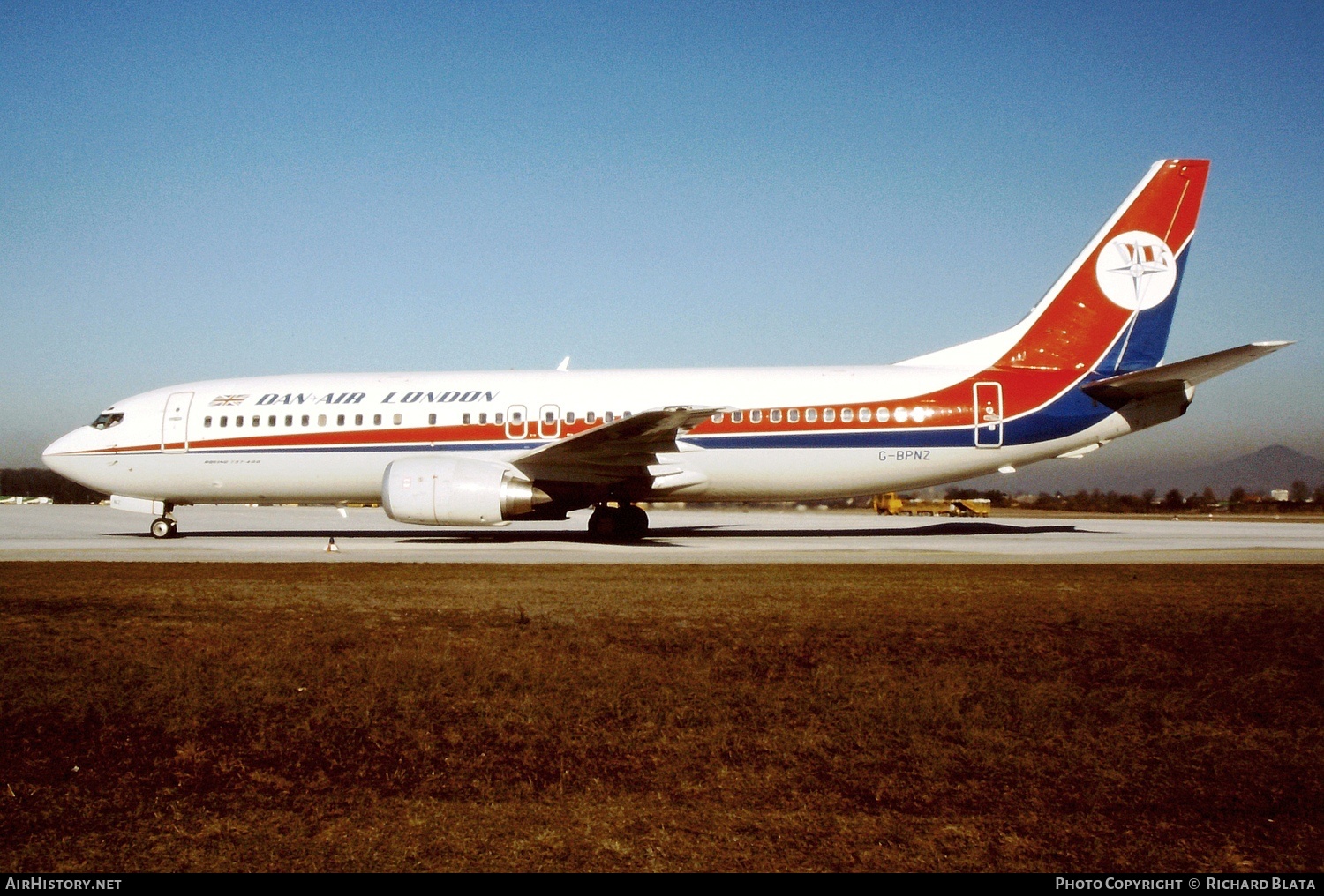 Aircraft Photo of G-BPNZ | Boeing 737-4Q8 | Dan-Air London | AirHistory.net #750029