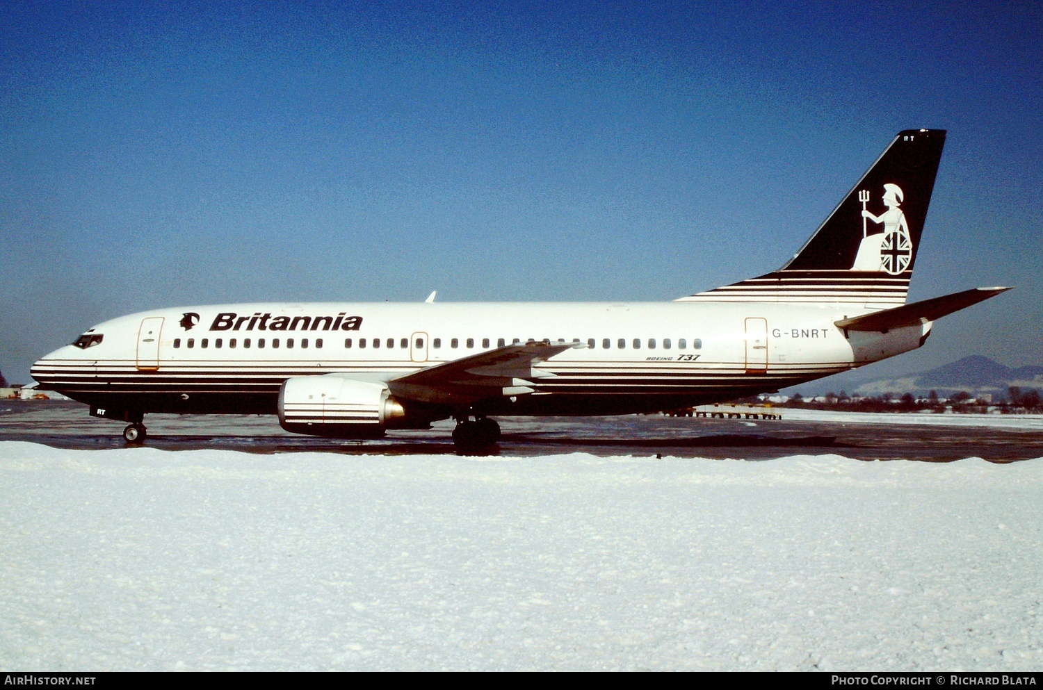 Aircraft Photo of G-BNRT | Boeing 737-3T5 | Britannia Airways | AirHistory.net #750035