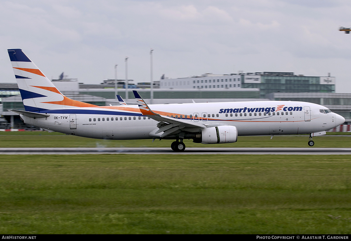 Aircraft Photo of OK-TVW | Boeing 737-86Q | Smartwings | AirHistory.net #750042