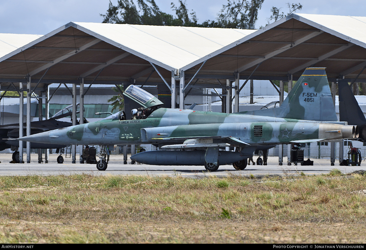 Aircraft Photo of 4851 | Northrop F-5EM Tiger II | Brazil - Air Force | AirHistory.net #750047