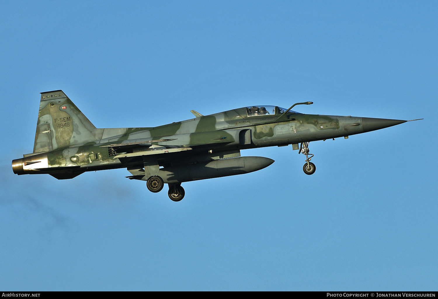 Aircraft Photo of 4846 | Northrop F-5EM Tiger II | Brazil - Air Force | AirHistory.net #750052