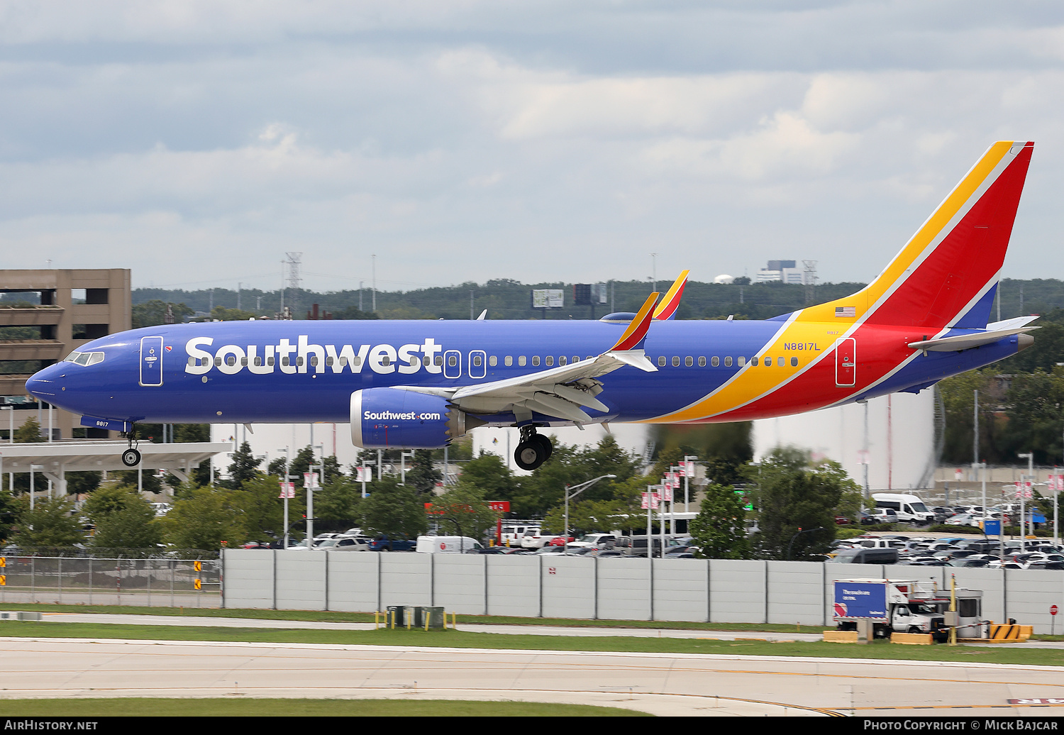 Aircraft Photo of N8817L | Boeing 737-8 Max 8 | Southwest Airlines | AirHistory.net #750058