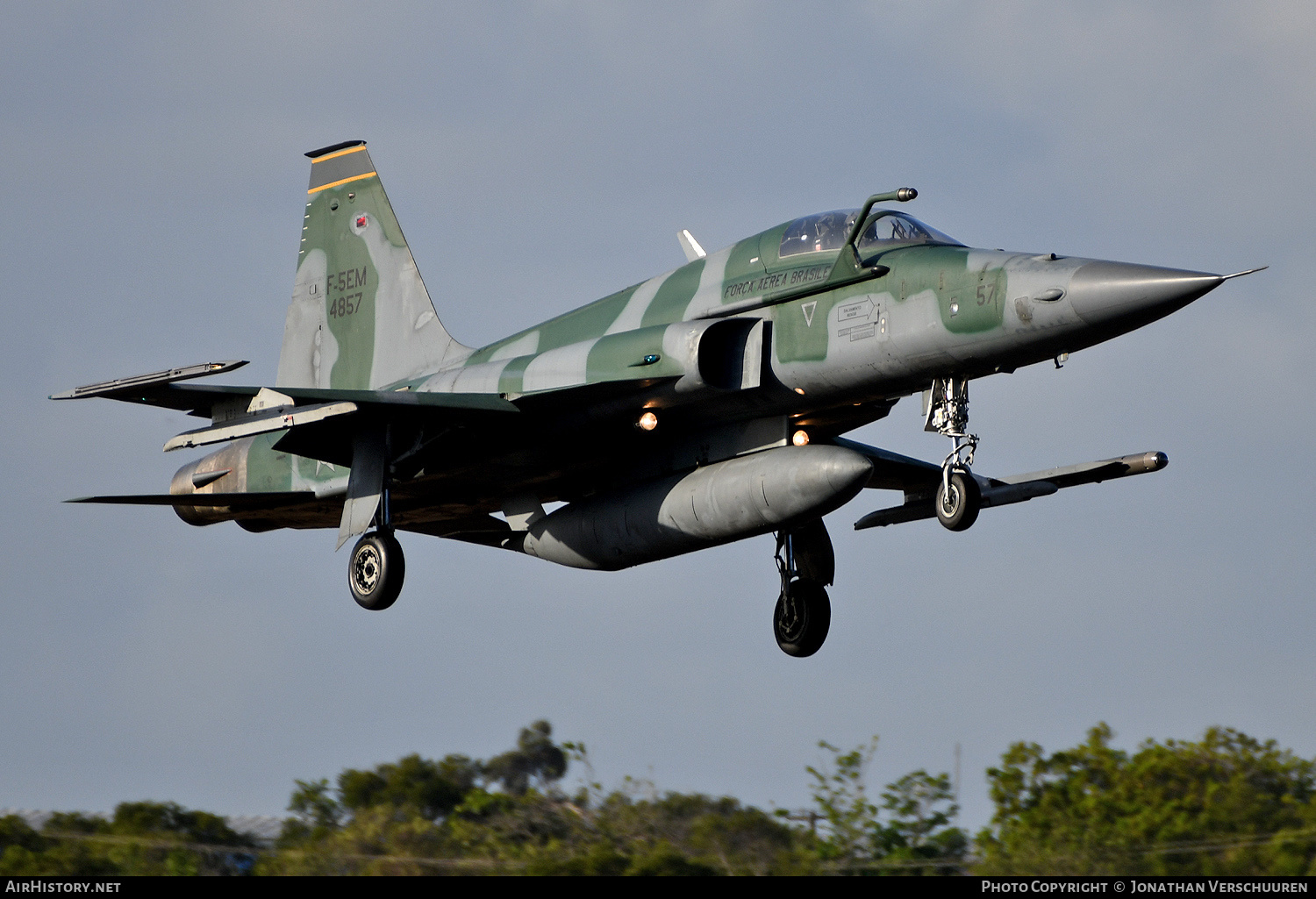 Aircraft Photo of 4857 | Northrop F-5EM Tiger II | Brazil - Air Force | AirHistory.net #750071