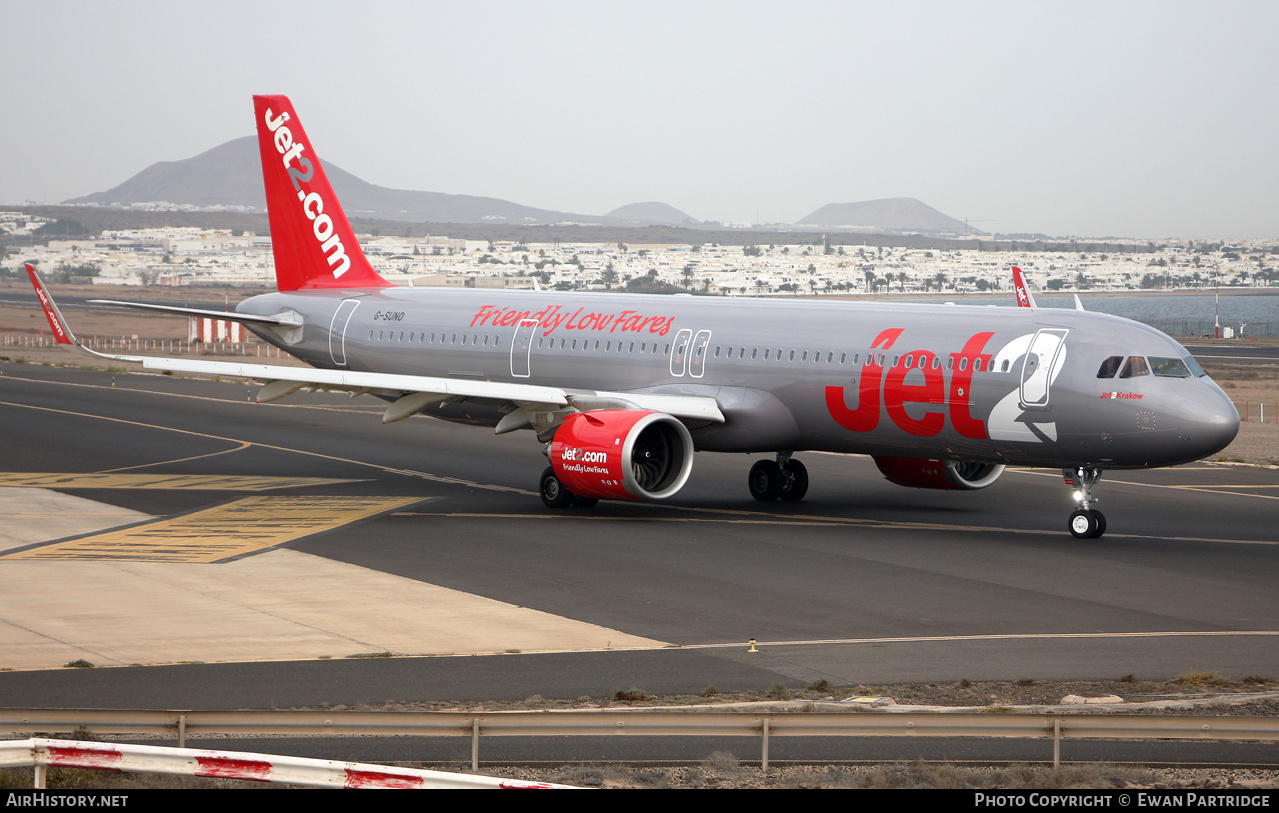 Aircraft Photo of G-SUNO | Airbus A321-251NX | Jet2 | AirHistory.net #750120