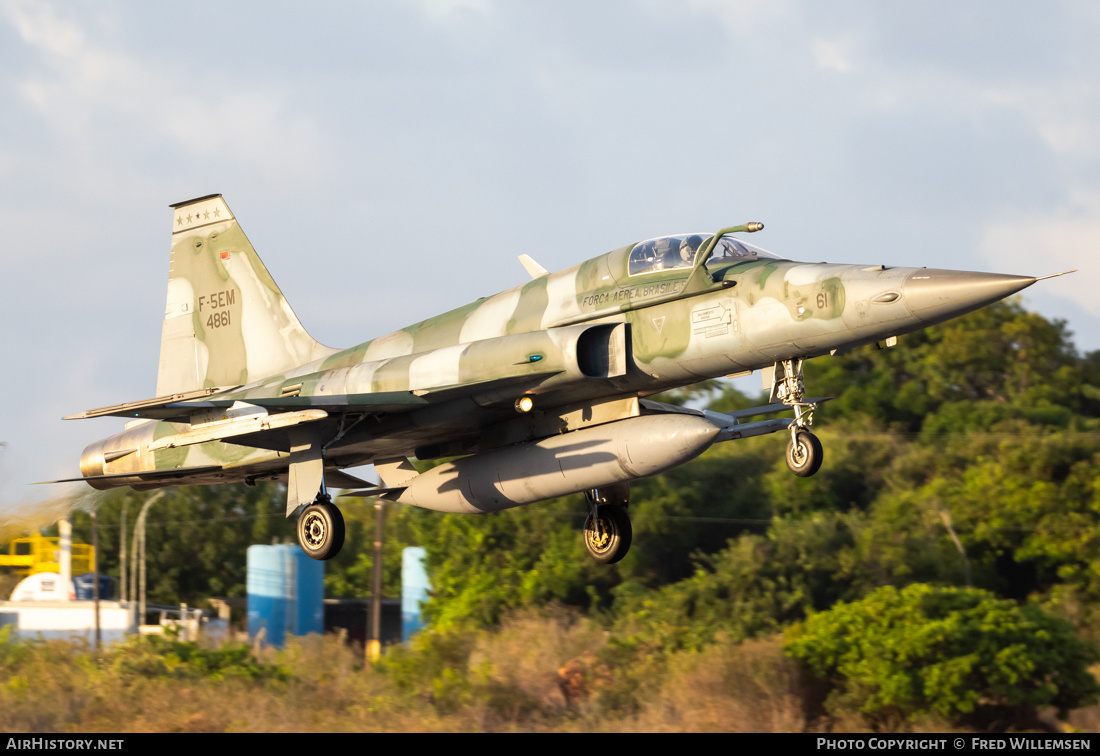 Aircraft Photo of 4861 | Northrop F-5EM Tiger II | Brazil - Air Force | AirHistory.net #750132