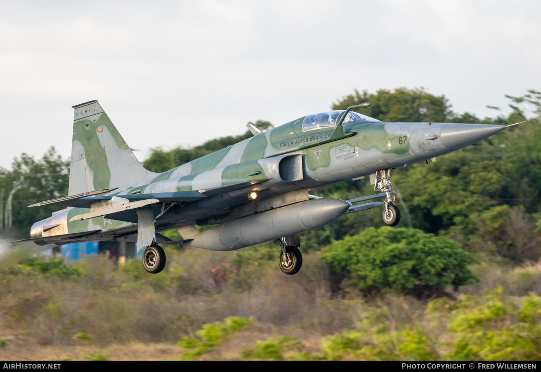 Aircraft Photo of 4867 | Northrop F-5EM Tiger II | Brazil - Air Force | AirHistory.net #750136