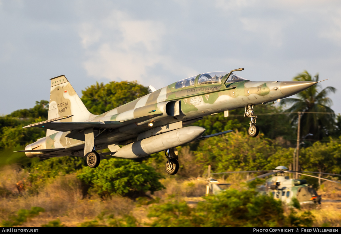 Aircraft Photo of 4807 | Northrop F-5FM Tiger II | Brazil - Air Force | AirHistory.net #750139